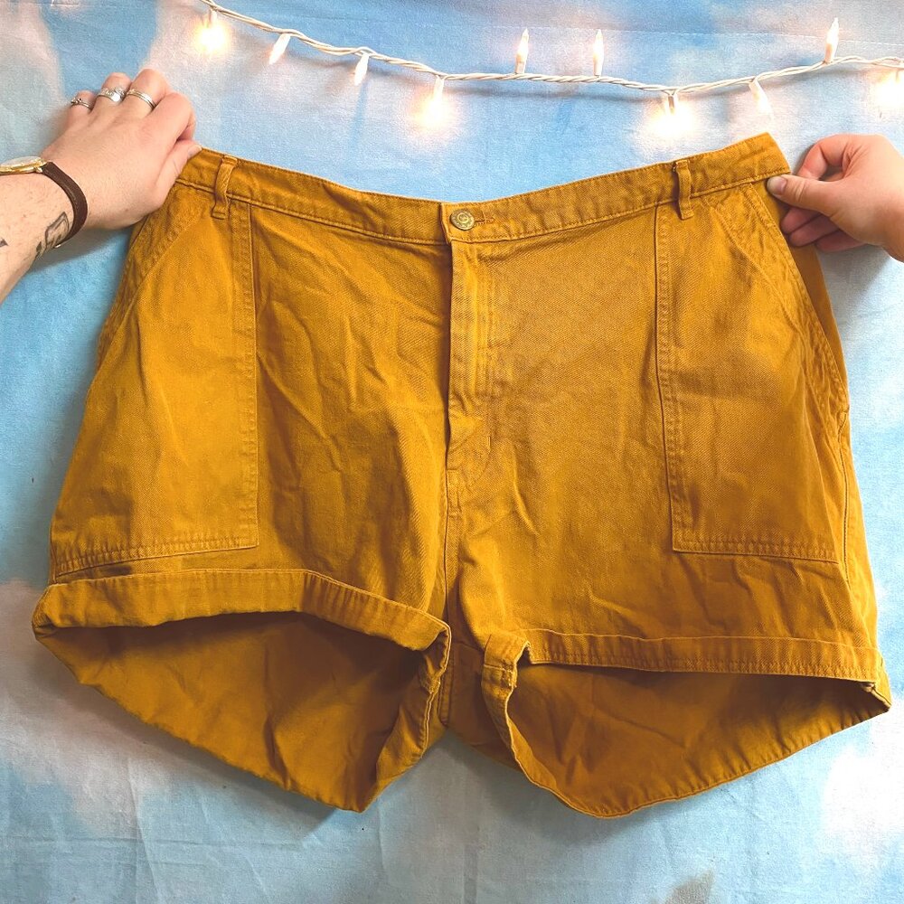 Big Bud Press Classic Work Shorts in Mustard